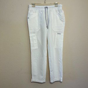 Jaanuu White Scrub Pants